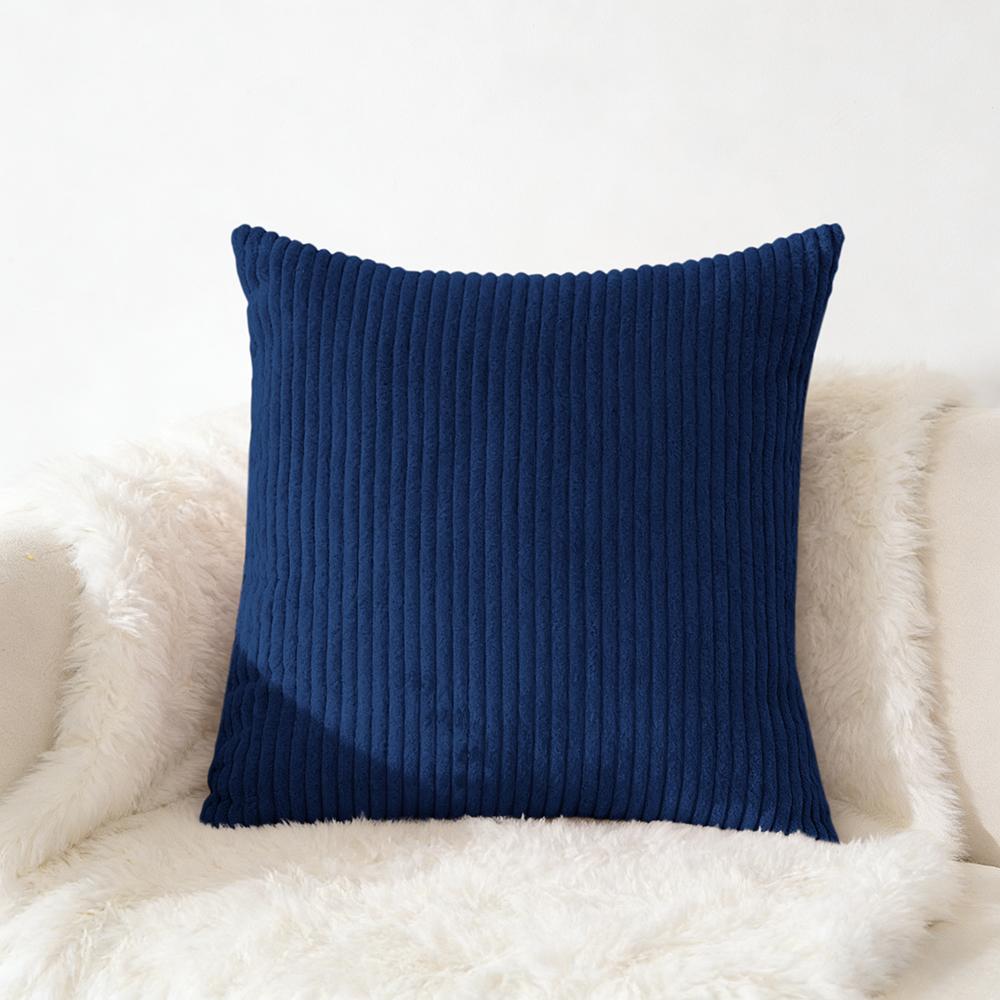 Cord Kissenbezug 40x40 45x45 50x50cm Weicher Plüsch Flanell Kissenbezug Flauschiger Sofakissenbezug für Sofa Wohnzimmer Dekoration