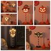 Pumpkin Halloween Wooden Night Light Atmosphere Lamp Pumpkin  Ornament Lantern  Halloween Decor