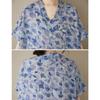 DIMANAF Plus Size 2025 Women Summer Short Sleeve Dress Basic Casual Loose V-Neck Printing Floral Dress New