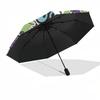 1pc Dexter's Laboratory Automatic Folding Umbrella - Compact 8-Rib Design, Durable Plastic & Iron, Lightweight for Outdoor Daily Use,  a0929227