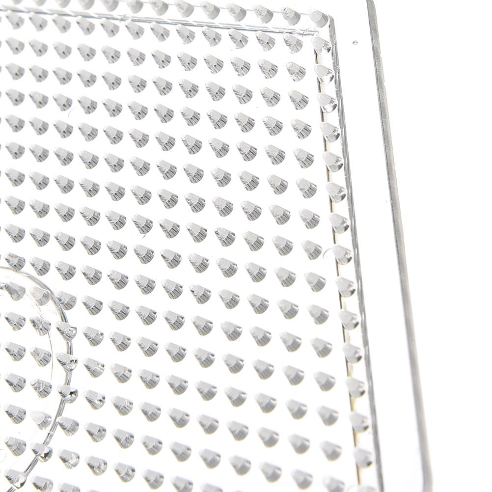 1 Pcs Square Round Hexagon Pegboards Transparent For 5Mm Hama Beads Diy Kids Toy