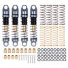 Axial SCX30 Aluminum Shock Absorber Set, 28.5mm with 3 Spring Rates, Full Car Kit for Performance Upgrade