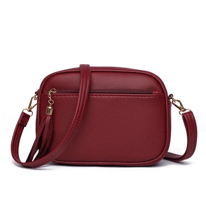 Trend women's bags New solid color messenger bags Women's small bags Women's shoulder bags Small square bags