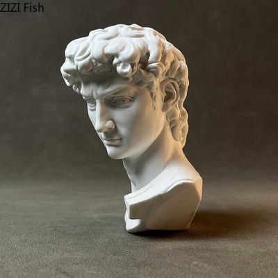 David Gipsen Beeldje Bureau Decoratie Creatieve Figuren Ornamenten Schetsen Oefenen Kleuren Lesmateriaal Karakters Beeldhouwwerk
