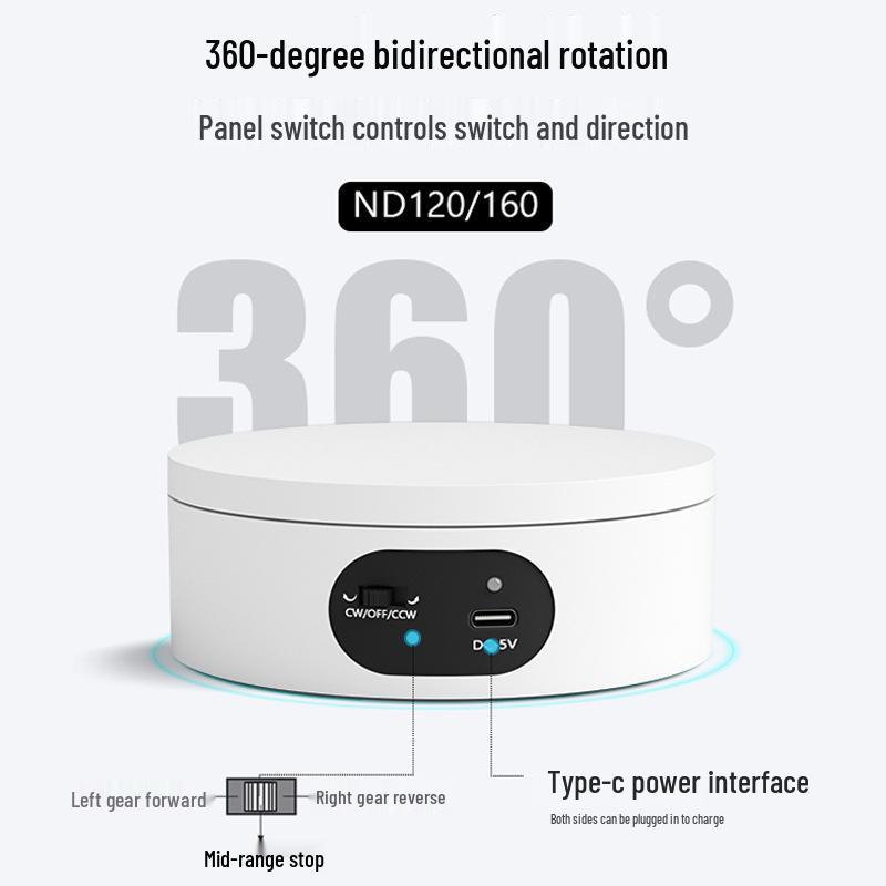 Turntable King Rotating Display Stand for Photography & Live Streaming