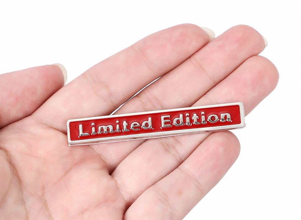 R_planning Metal Plate Sticker Decoration Label Emblem Set of 2