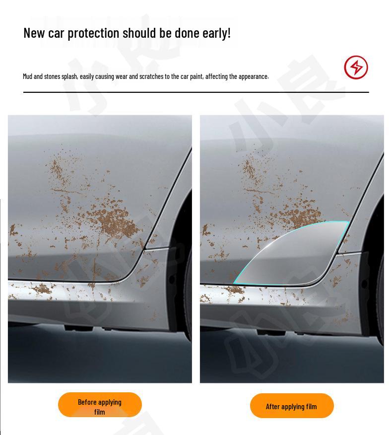 NIO ET5 Kundenspezifische Tür Ecke TPU Lackschutzfolie Kratzschutzaufkleber