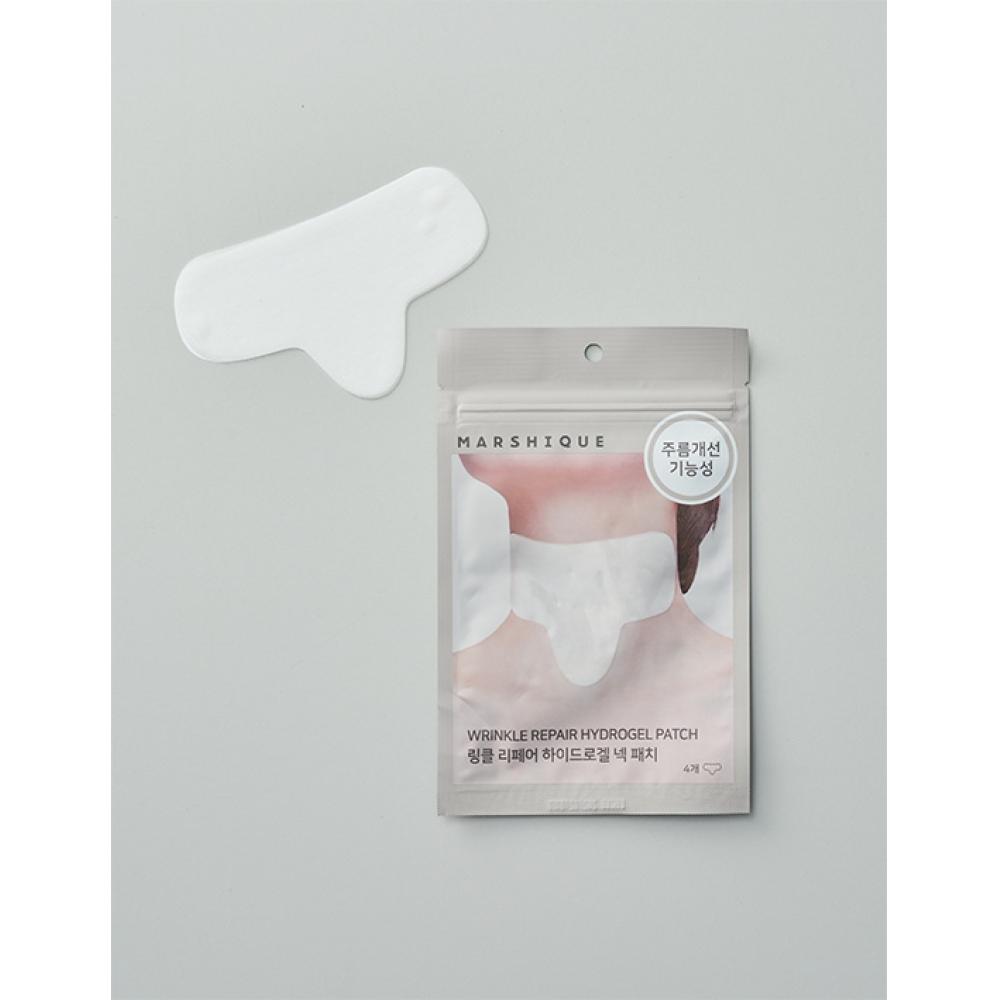 

Гидрогелевый пластырь для шеи от морщин Marcique Wrinkle Repair, 4 шт.