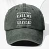 Men's and Women's Same Style Letter Print Washed Retro Baseball Cap Fashionable Men's and Women's Sunshade Outdoor Hat