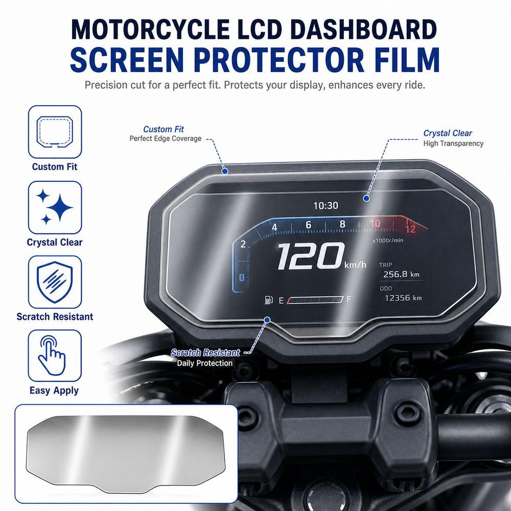 Precision Cut Motorcycle Display Film for AEROX V3 Motorcycle Scooter Accessories