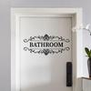 Self-Adhesive Anti-Collision Wall Stickers: English Sign Decor for Doors, Windows, and Bathroom Glass