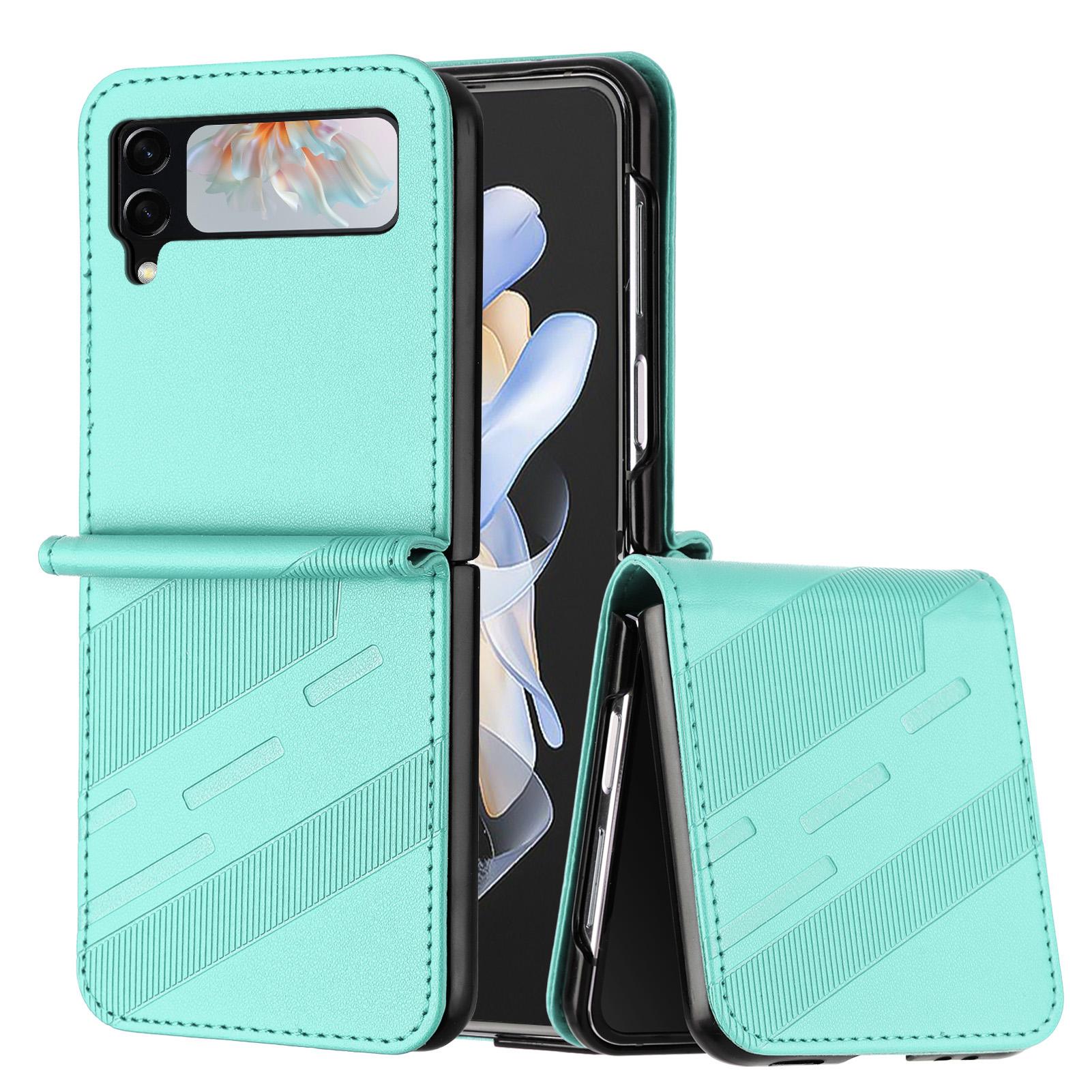 

Кожаный чехол-книжка для Samsung Galaxy Z Flip 6 5 4 3 слота для кредитных карт Чехол-сумка для телефона Противоударный | Классический бизнес | 8 цветов For Samsung Z Flip 3 светло-зеленый