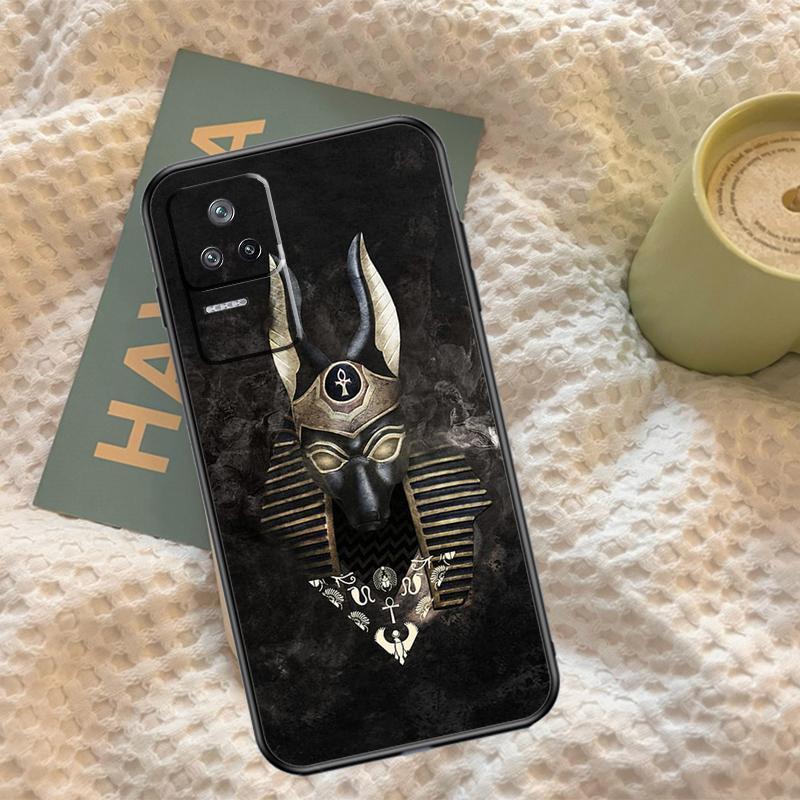 Egypt Nefertiti Anubis Ankh Case For Xiaomi 13 14 15 Ultra 11T 12T 13T 14T Pro POCO X7 Pro X3 X5 F5 F6 M6 X6 Pro Cover