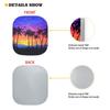 2-Piece Car Sunshade - Coconut Grove Design for Summer Heat Insulation