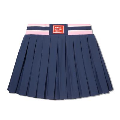 Li Ning Comfortable Versatile Simple Casual Skirt Women Skirts Deep-Navy-Blue ASKV296-5