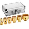 Diamond Holesaw Set 6 PCS Diamond Drill Bits Set with 20mm-68mm Diamond Drill Bits for Ceramic Tile Marble
