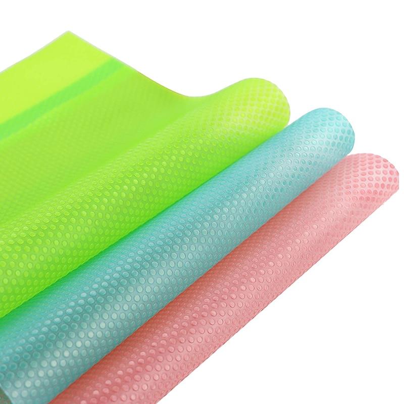 4pcs/set Refrigerator Pad Antifouling Refrigerator Liners Washable Mildew Refrigerator Mats Can Be Cut Refrigerator Fridge Mats