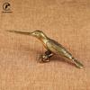 Pure Copper Kingfisher Tea Needle Statue Desk Decoration Ornament Antique Woodpecker Bird Miniature Figurines Incense Burner