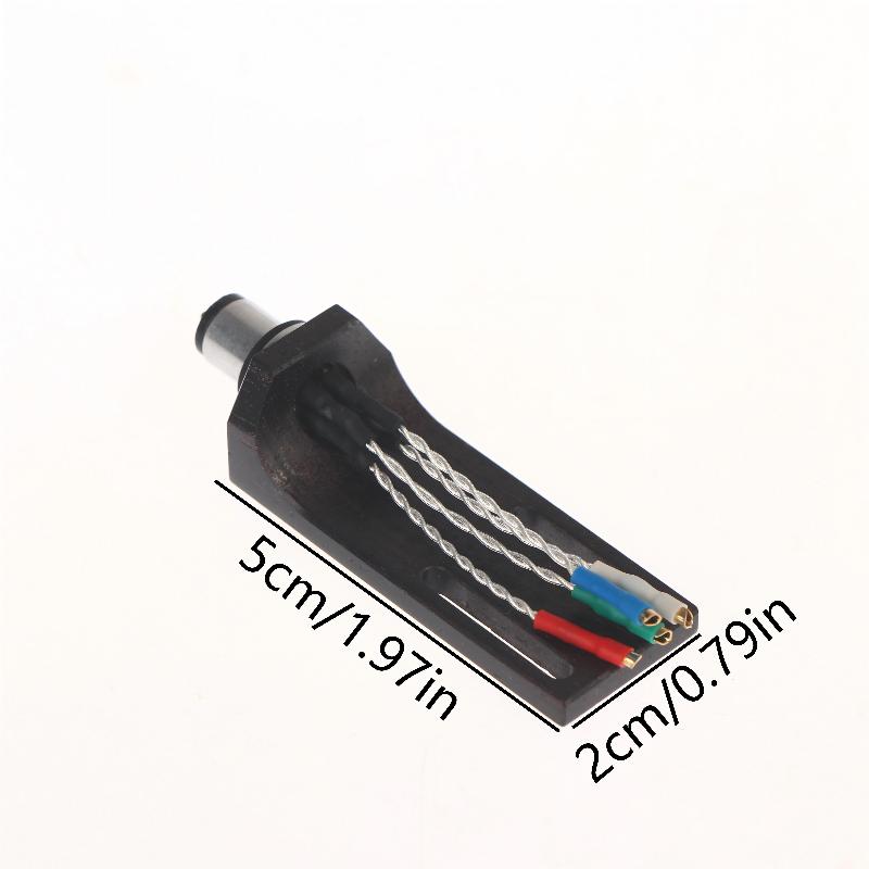 For Lp Vinyl Record Player Cartridge Headshell Stylus Holder Accessories Kit Turntable Headshell With 4 Connection Wires