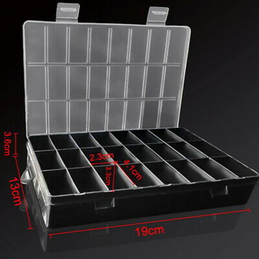 Storage Box Hard Plastic Organizer Plastic Adjustable