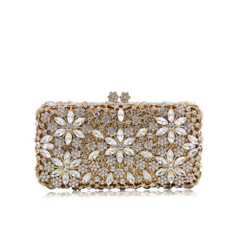 2025 Stone Chain Evening Bags Luxury Handbags Women Rhinestones Clutch Purse For Birthday Designer Crystal Evening Clutches Bags