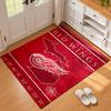 Detroit Red Wings Carpet Door Mat for Living Room or Bedroom Protective Mat Under Chair Office Decoration Christmas Gift Birthday Present