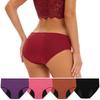 Low-Waist, High-Absorbency Colored Edge Menstrual Underwear for Women