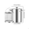 Deep Fryer Pot Stainless Steel Frying Pan with Basket Cookware Kitchenware Asparagus for