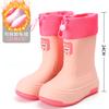 Rain Shoes Women's Lightweight Short Tube Water Shoes Bundle Women's Rain Boots Waterproof Ultra-light Fashion Soft Sole Outer Wear Women
