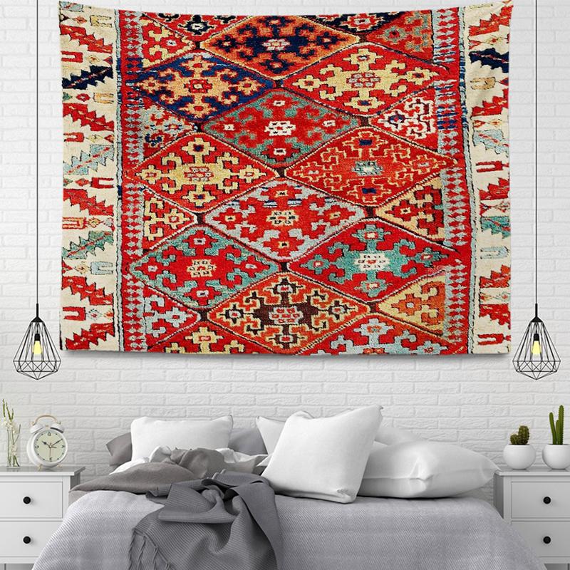 Home decoration Wall tapestry aesthetic room boho accessories wall hanging fabric autumn mandala decor vintage Morocco Bedroom