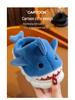 Children's Waterproof Shark Slippers – Non-Slip, Fur-Lined for Boys, Perfect for Autumn and Winter Indoors