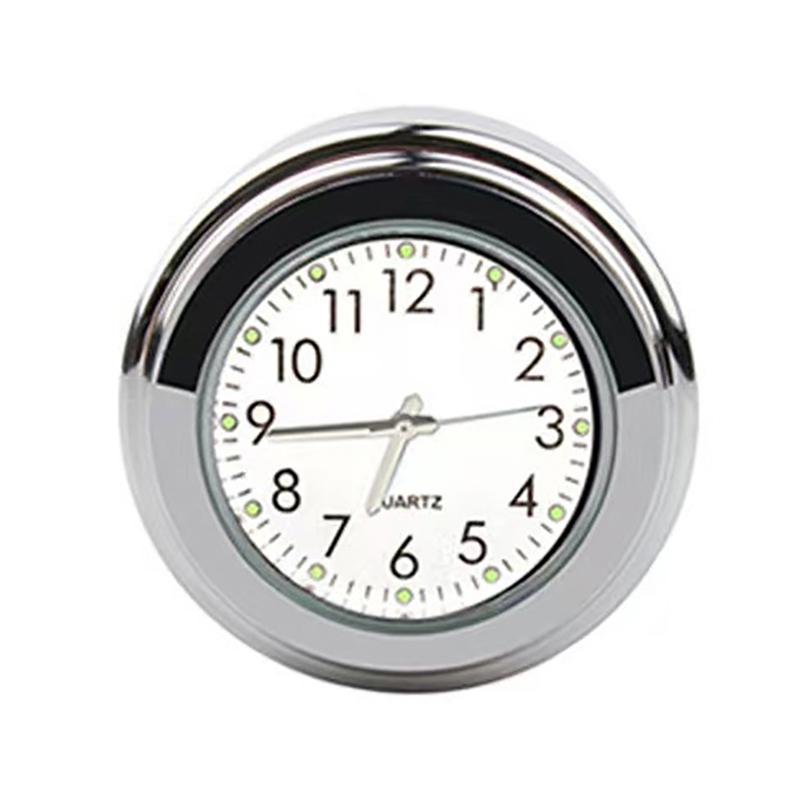 Motorcycle Handlebar Mount Clock Waterproof Handlebar Dial Clock Watch Thermometer Temp Gauge For Motorcycle Accessories