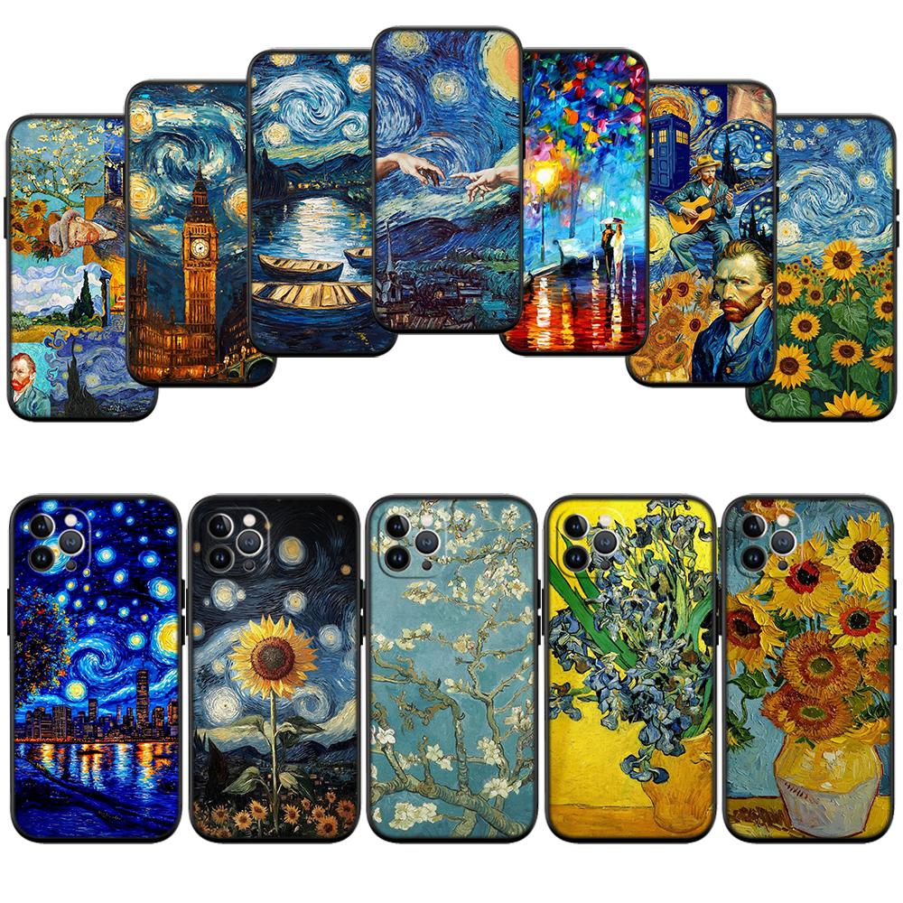 Starry Night Van Gogh Painting Phone Case for OPPO A3 Pro A72 A74 A76 A77 A77S A78 A79 A94 A95 A96 A18 A40M A58