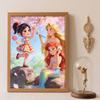 Princess Vanellope Rapunzel Ariel Cherry Blossom Diamond Painting Art Kit Handmade DIY5D Home Decor Gift