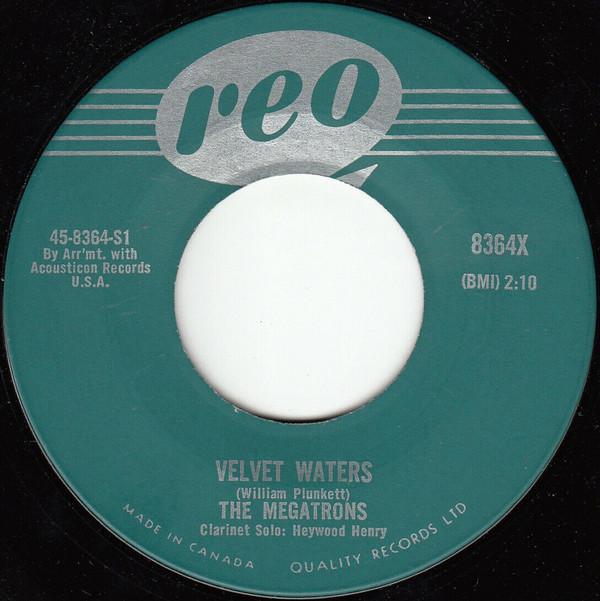 

7inch Record MEGATRONS - Velvet Waters 8364X REO 1959 Canada Jazz Used