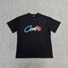 ROADVIBE Tricou Larg cu Imprimeu Insula Diavolului Gât Rotund Mânecă Scurtă Vară Casual Modă Stil Urban Cămașă din Bumbac pentru Adolescenți
