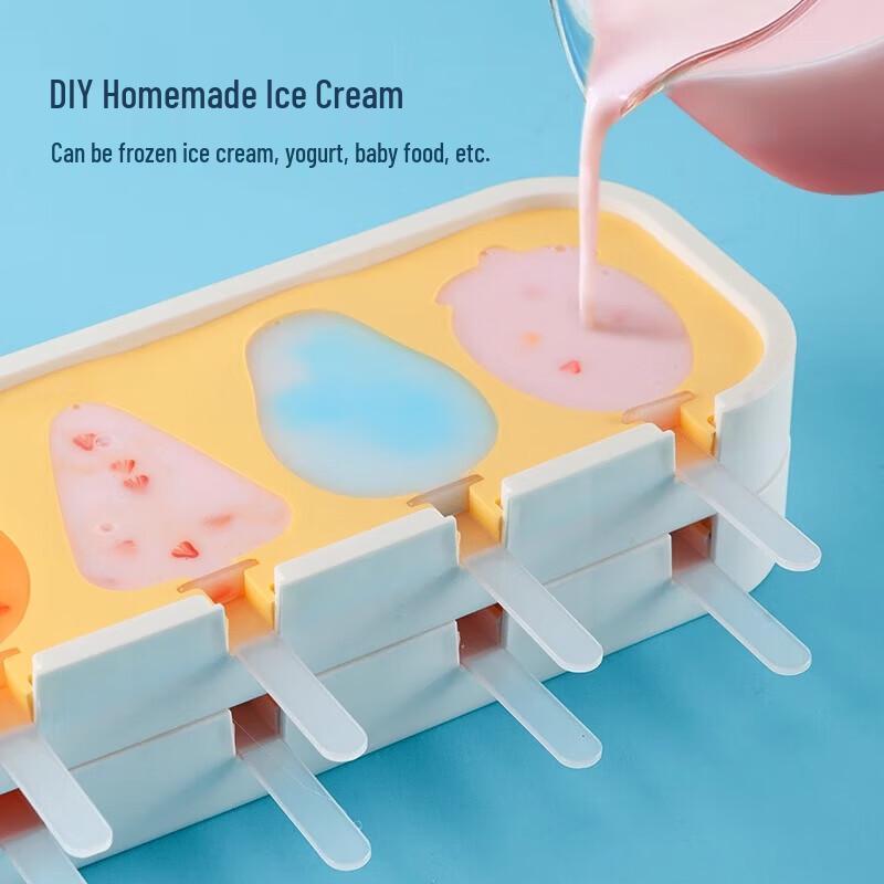 Baijie Kids Plastic Ice Cream & Popsicle Mold