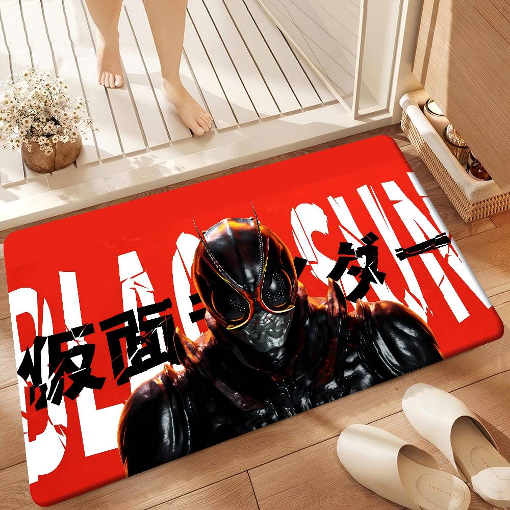 Kamen Rider Black Sun Fußmatte Günstiger Rutschfest Modernes Wohnzimmer Balkon Bedruckte Bettvorleger