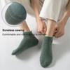 5Pairs High Quality Men Combed Cotton Socks Short Breathable Odor proof and antibacterial for Male sock New size EU38-45