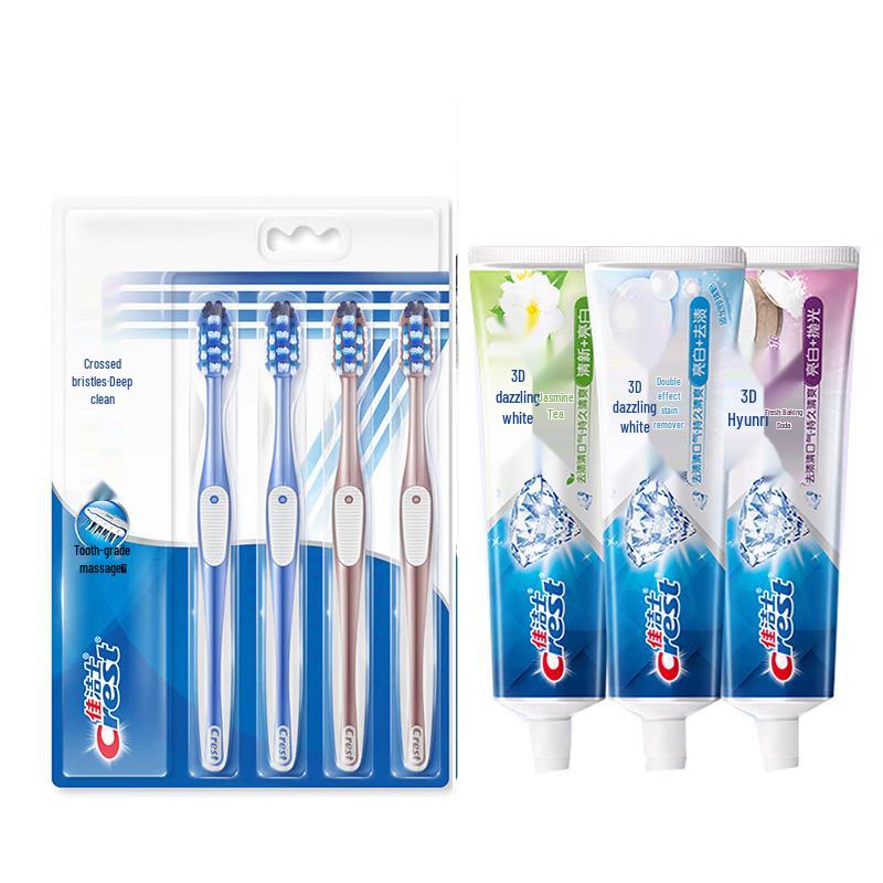 Crest Toothbrush and Toothpaste Bundle