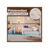 Sofabed, Daybed, Daybed, 90x200cm, Sofabed avec sommier à lattes (sans matelas) USB+Typ-c, Linen, Beige