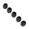 100pcs Hair Jewelry Dreadlocks Black Hair Braiding Beads DIY Hair Beard Decoration Accessories
