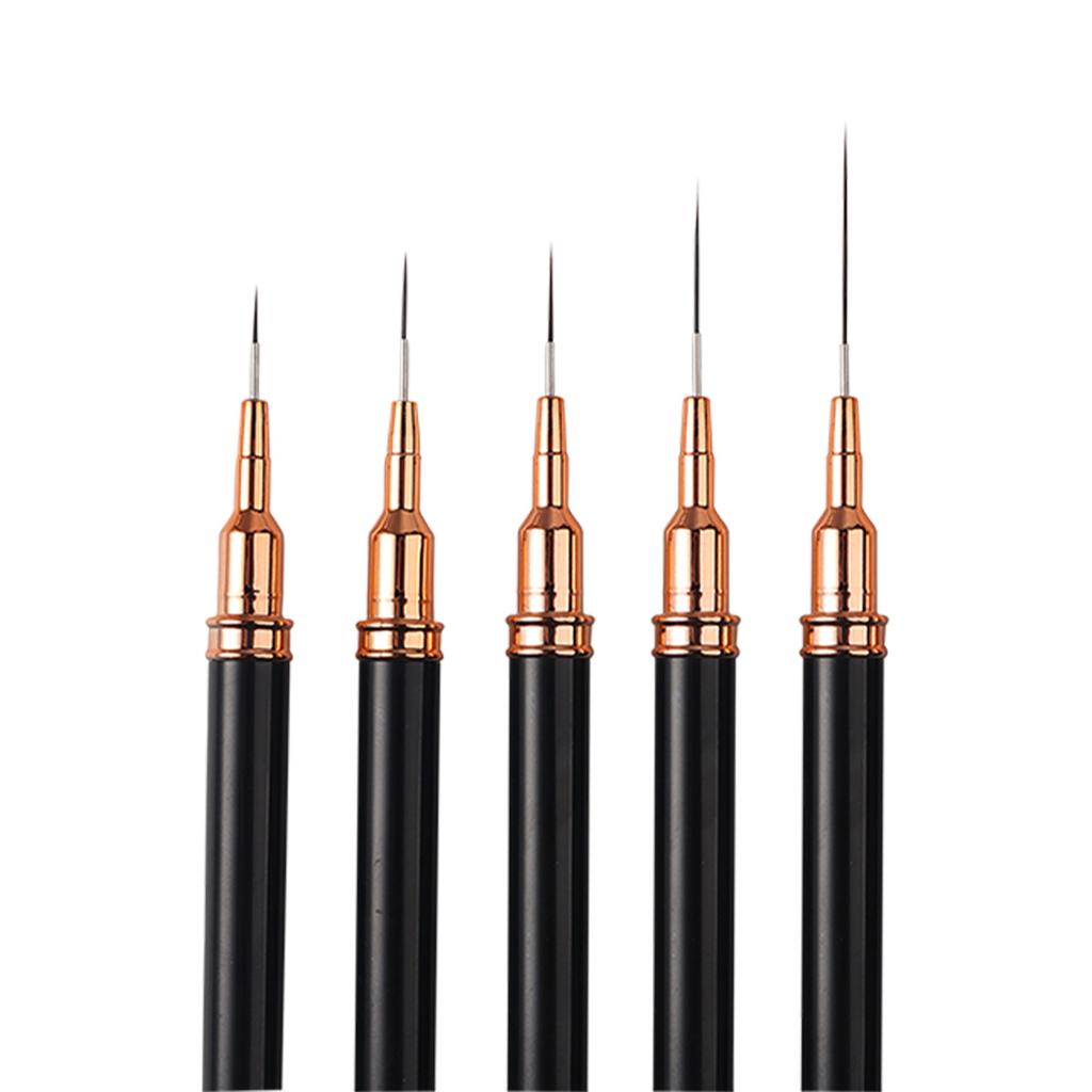 New nail art tools 5 sets Japanese ultra-fine nail art pull line pen hand-painted set