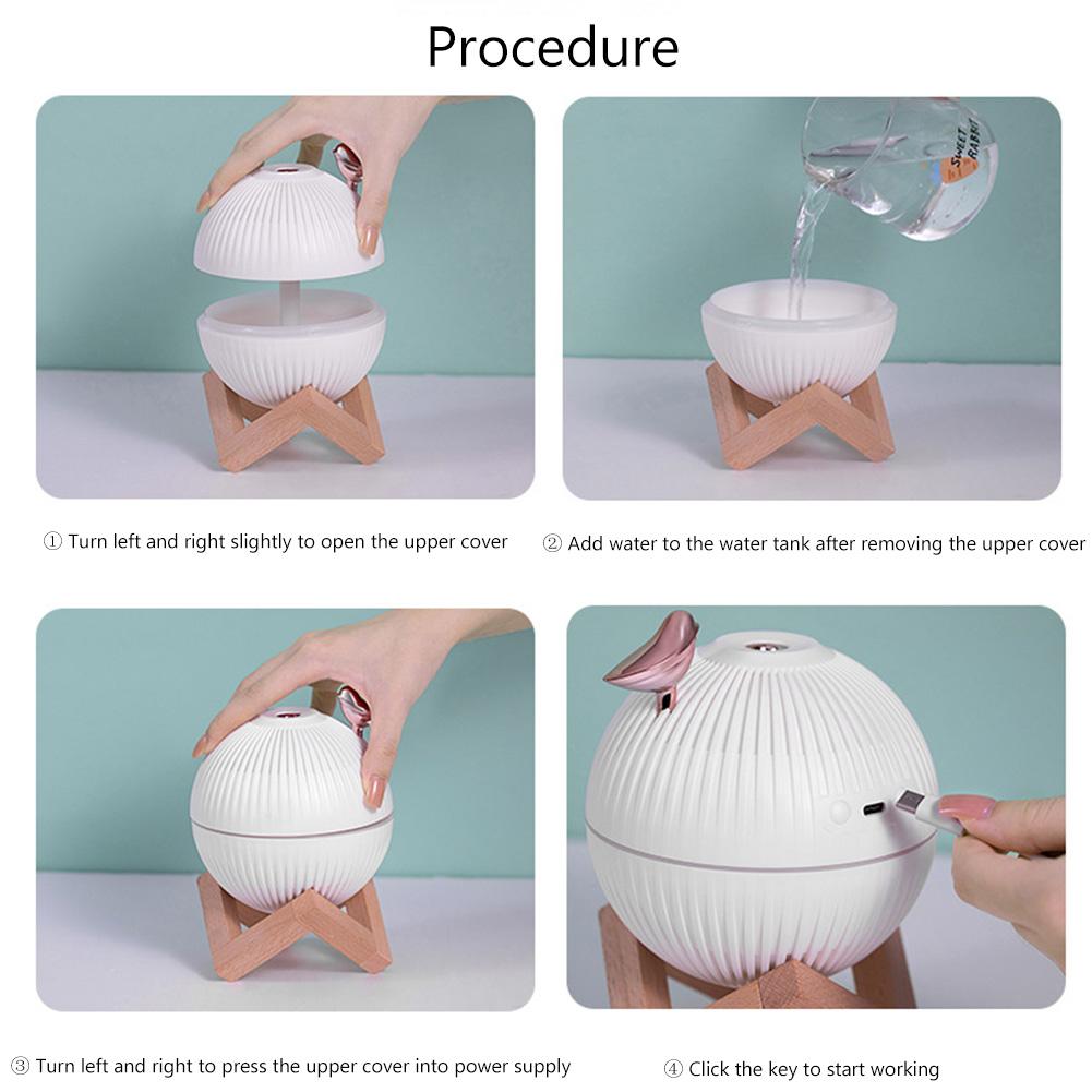 Cheap Portable Air Humidifier with LED Lamp Essential Oil Diffusers for ...