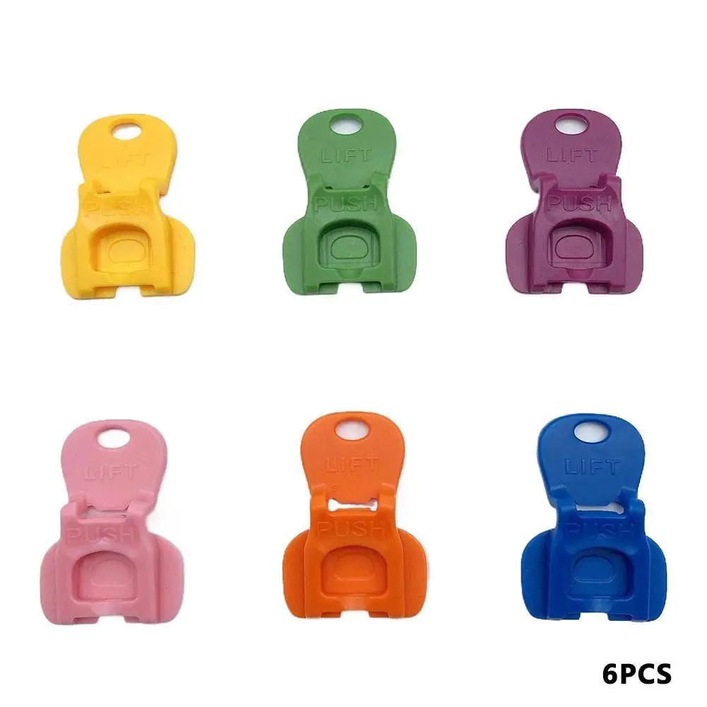 6/12Pcs Color Transparent Can Opener Plastic Coke Beverage Can Opener Opener Bottle Tools Kitchen Small Simple Portable W7C8