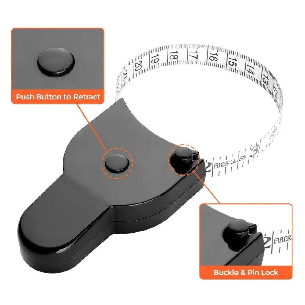 Automatic Telescopic Tape Measure Y-shaped Tape Measure with For Measuring Waist Leg Chest Three Dimensions The Human Body Ruler