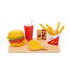 Brangdy Wooden Pretend Play Fast Food Set
