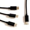 USB C to Multi 3 in 1 USB Long Charger Cable 1M/3.28ft Charging Cord Universal Multiple Ports Long Charging Cable USB C