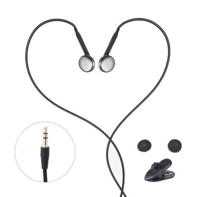 3,5-mm-Ohrhörer, In-Ear-Kopfhörer, kabelgebundene Ohrhörer, lange und kurze Leitung, 3,5-mm-Kopfhörer für Handys, Tablets, Laptops