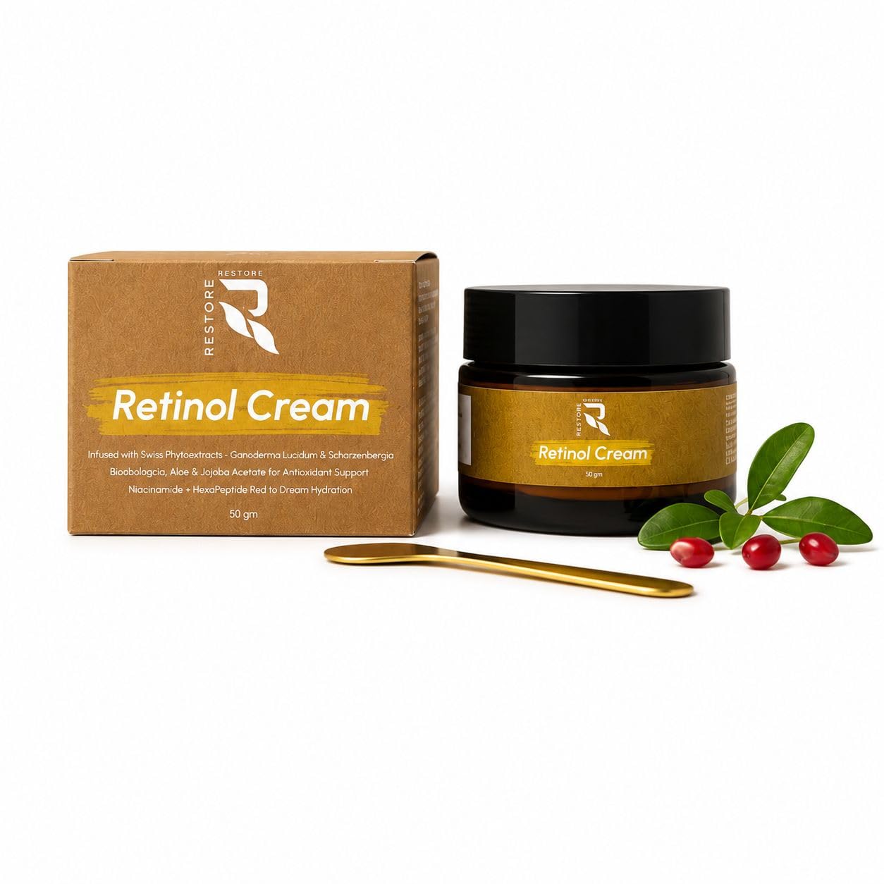 Retinol Face Cream | Anti-Aging Moisturizer for Smooth & Radiant Skin | Hydrating & Nourishing Daily Skincare Cream